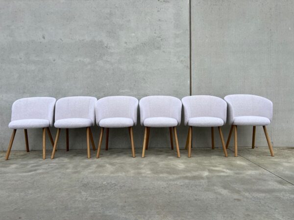 VITRA MIKADO ARM & SIDECHAIRS, 6X