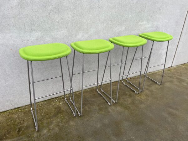 CAPPELLINI HIGH PAD STOOL, GROEN, 4x